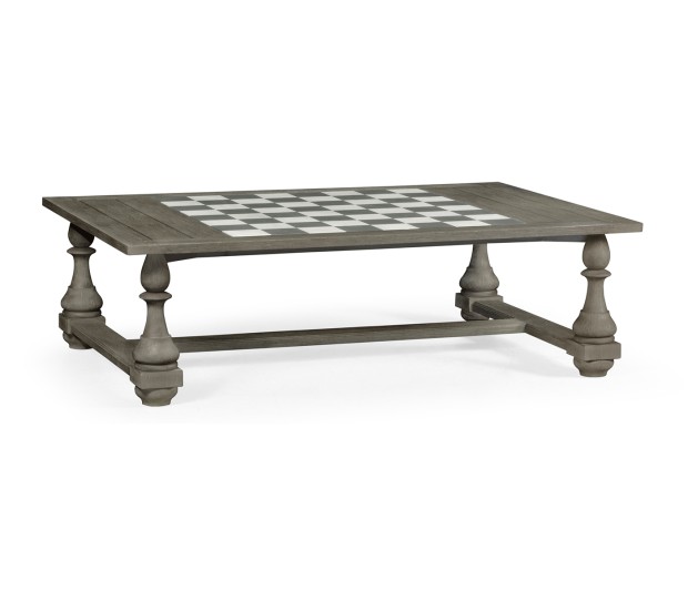 Rectangular Grey Games Coffee Table