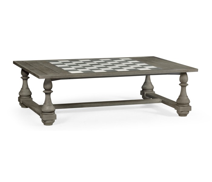 Rectangular Grey Games Coffee Table