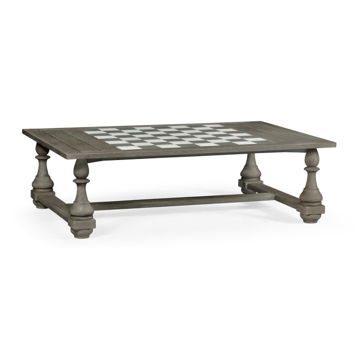 Rectangular Grey Games Coffee Table