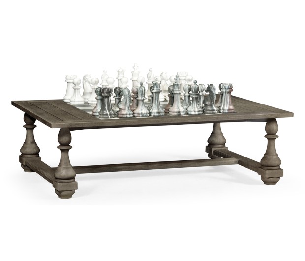 Rectangular Grey Games Coffee Table