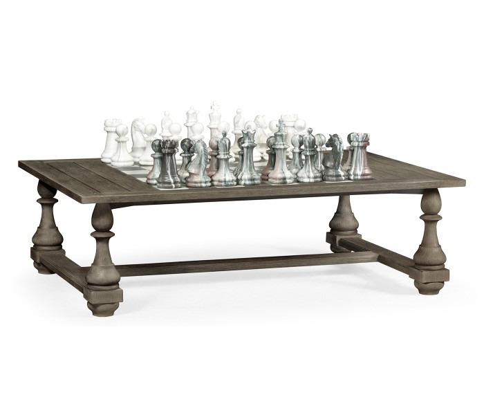 Rectangular Grey Games Coffee Table