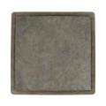 Square Grey & Concrete Coffee Table with an X-Base