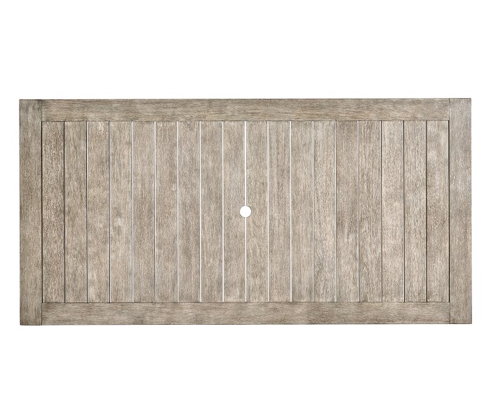 Rectangular Navajo Sand & Rattan Dining Table 80