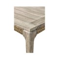Rectangular Navajo Sand & Rattan Dining Table 80