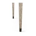 Rectangular Navajo Sand & Rattan Dining Table 80