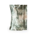 Faux Black & Grey Marble Puzzle Piece Side Table