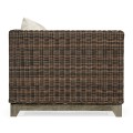 Grey & Rattan Chair