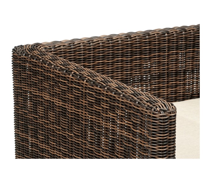 Grey & Rattan Chair