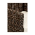 Grey & Rattan Chair