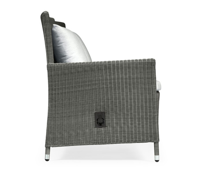 Panama Rattan Two-Seat Sofa with Reclining Back