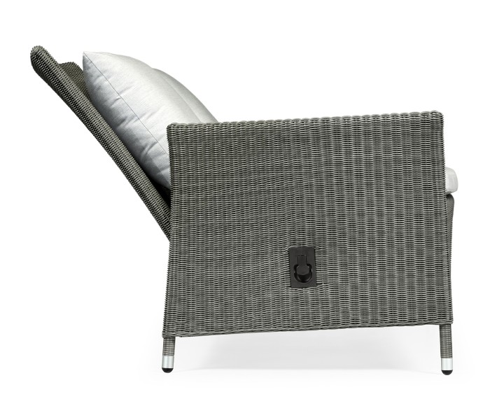 Panama Rattan Two-Seat Sofa with Reclining Back