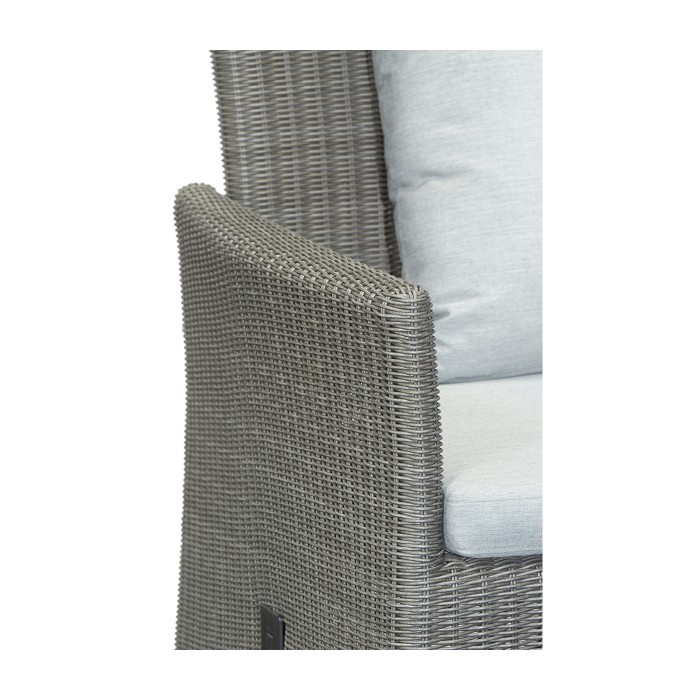 Panama Rattan Two-Seat Sofa with Reclining Back