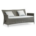 Panama Rattan Two-Seat Sofa with Reclining Back