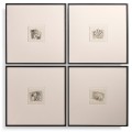 Architectural Clamshells - Set of 4