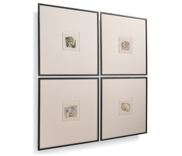 Architectural Clamshells - Set of 4