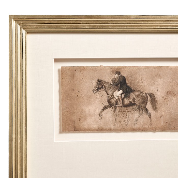 Equestrian Lines in Motion - Set of 4