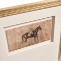 Equestrian Lines in Motion - Set of 4