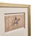 Equestrian Lines in Motion - Set of 4